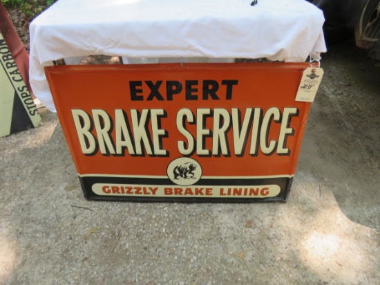 Grizzley Brake Painted Tin Sign