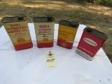 Vintage Motor Oil Can Grouping