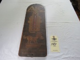 Rare AC Delco Advertising Thermometer- with Horse- Plug