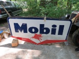 Mobil Double Sided Porcelain Sign 3.5x6 ft