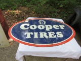 Cooper Tires DS painted Tin Sign 30