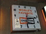 Champion Advertising Clock- Nonworking