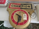 Champion Spark Plugs Advertising Clock
