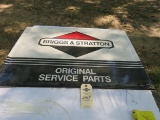 Briggs & Stratton Painted Tin Service Sign SS