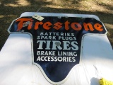 Firestone DS Porcelain Sign 25X36 inches