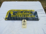 Packard Battery Cable Painted Tin Rack