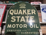Quaker State DS Porcelain Sign 29x30 inches