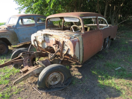 1956 Chevrolet 2dr Sedan Body for Project or Parts