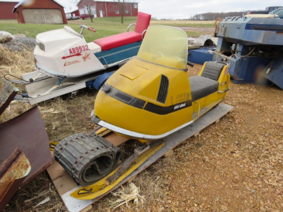 Vintage Skidoo Snowmobile