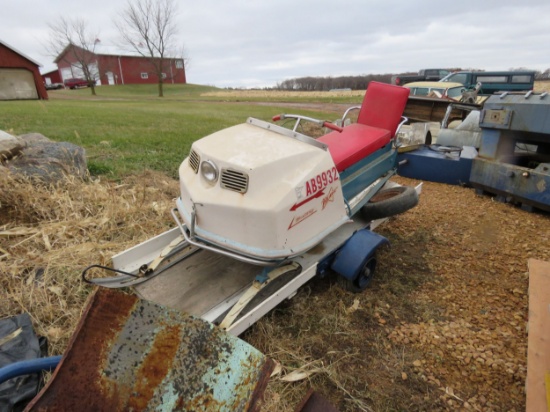 Vintage Polaris Mustang Snowmobile