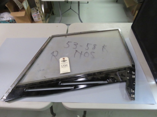 NOS 1953-8 STUDEBAKER HARD TOP GLASS WITH FRAME