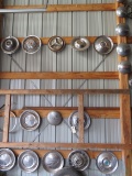Vintage Hubcap Grouping