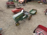 John Deere Pedal Tractor with Wagon Original for Restore