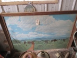 Large Horse Picture/Shelf