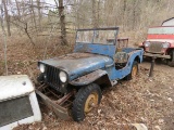 Willys CJ3A Jeep for Project or Parts