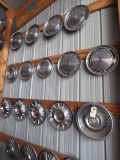 Vintage Hubcap Grouping