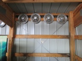 Vintage Hubcap Grouping