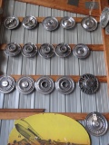 Vintage Hubcap Grouping