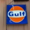 GULF PLASTIC LIGHTED SIGN