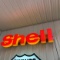 SHELL LETTERS LIGHTED SIGN