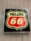 PHILLIPS 66 BLACK LIGHTED SIGN