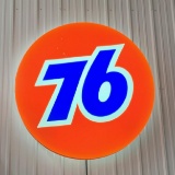 76 LIGHTED SIGN