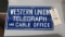 Western Union Telegraph and Cable sign