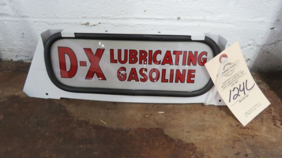 D-X Lubricating Gas Pump Glass 1 Piece