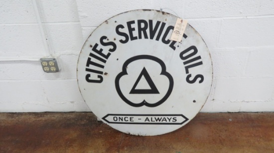 Cities Service Porcelain Sign