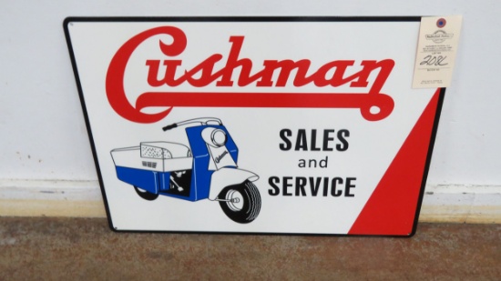 Cushman Sales and Service sign