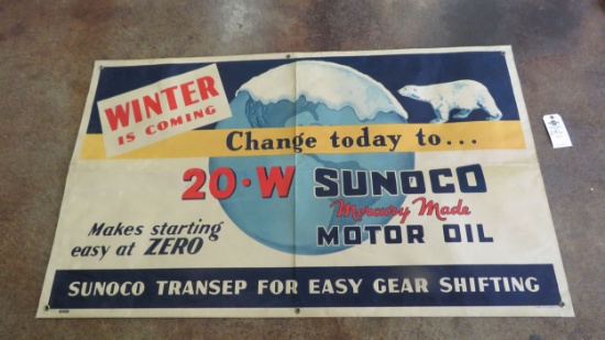 Sunoco Winter grade Oil Poster