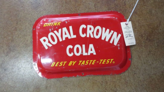 Royal Crown Convex Painted Tin sign