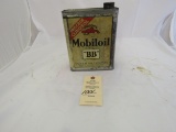 French Mobil Oil BB oil Can