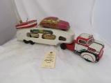 Vintage Toy Transport with Cars
