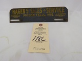 Hagan Chevrolet License Plate Topper Group