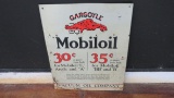 Mobil Gargoyle Painted tin sign