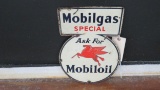 Mobil Gas Special Painted Tin Sign
