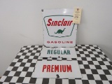 Sinclair Gasoline Pump Plate with plates for Unleaded and Regular