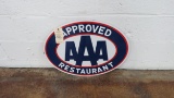 AAA Porcelain Restaurant Sign