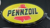 Pennzoil Plastic hanging Sign