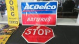 Stop Sign and AC Delco Sign Group
