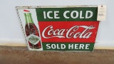 Vintage Coca Cola Advertising Sign