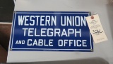 Western Union Telegraph and Cable sign