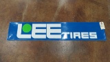 Lee Tires Painted Tin Sign