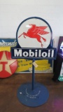 Mobil DS Lollipop Curb Sign