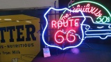 Route 66 Neon Reproduction Sign