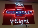 Chevrolet Six & V8 Neon sign