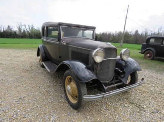 RARE 1932 FORD B400 2DR CONVERTIBLE SEDAN V8