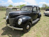 1940 FORD DELUXE 4DR SUICIDE SEDAN