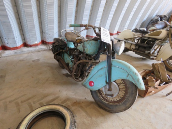 1947 Indian Chief V-Twin Motorcycle